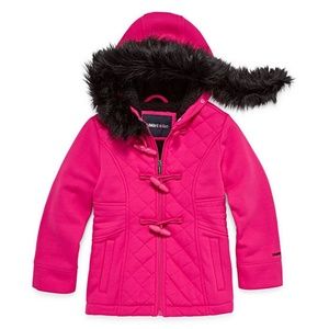 Limited Too Fleece Hooded Jacket Preschool Girl 4